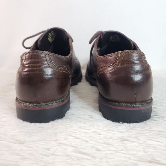 L.L. Bean Tek 2.5 Shoes Men\'s Sz 7 Brown Leather Oxford / Work Lace Up Low Top